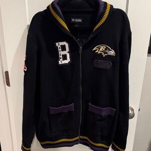 Ravens NFL apparel sweater  see pictures. NWT